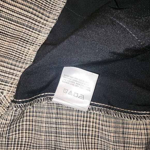 Rafaella Women's Pull-On Stretch Ankle Pant Size 14 Plaid Academia Preppy Office - Picture 7 of 11